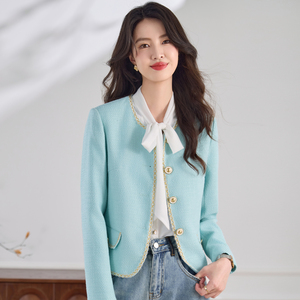 Abrigo de Mujer Xiaoxiangfeng, Nuevo Estilo Elegante para Primavera 2026, Diseño Único y Hermoso, Ideal para el Trabajo - Product Image 2