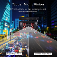 Caméra de recul de voiture étanche CVBS & AHD universelle personnalisable accessoires d'aide à l'inversion de Vision nocturne de stationnement pour Auto