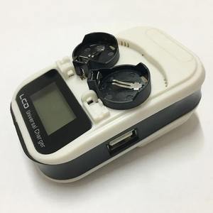 Universel 2 Slot EU/US Plug Écran LCD Intelligent 3.6V Bouton Chargeur de Batterie au Lithium pour LIR2016/2025/<span class=keywords><strong>2032</strong></span>/ML2016/ML2032 - Product Image 5