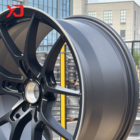 Velg Tempa Cekung Dalam 18-20 Inch 5X120 5X112 G025 Matte Black Hollow Out untuk Z4 M4 M2 M3 E90 E92 E93 E60 CLA CLE CLS