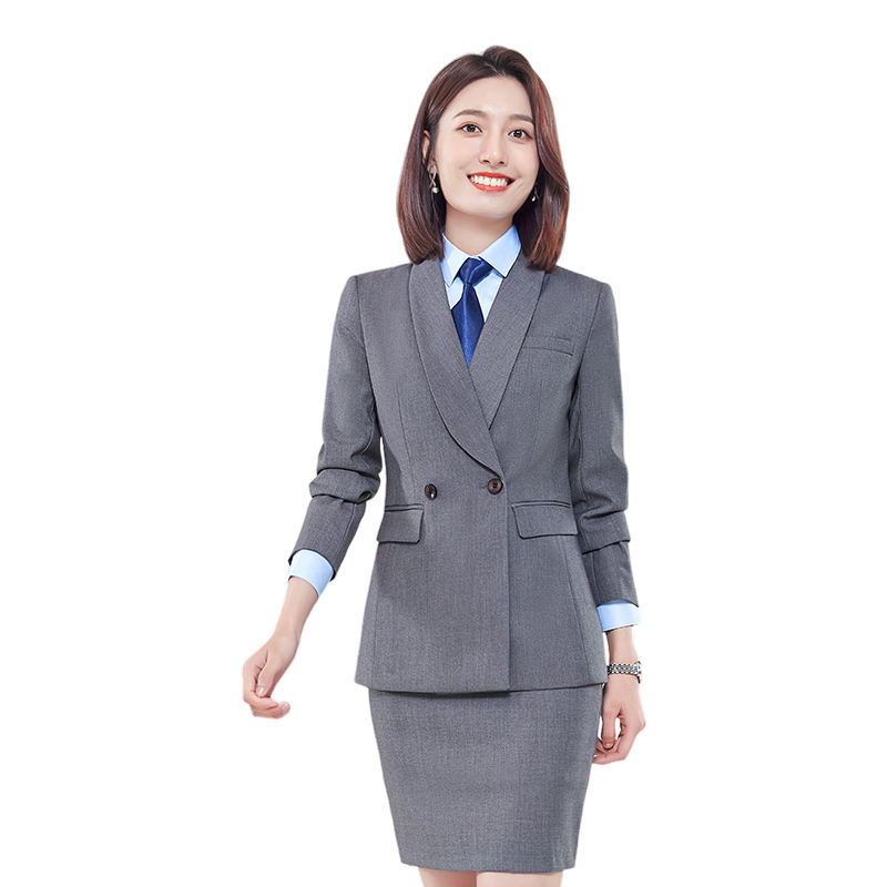 Wedding Womens Grey Suit Ladies Office Formal Coat Pant Designs