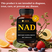 Complément Alimentaire NAD+ à Haute Absorption 500mg Végétalien 90 Capsules Soutien Énergétique Cellulaire pour Hommes et Femmes