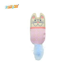 Fabricante Famipet, Venta al por Mayor, Nuevo Juguete de Peluche para Gatos, Diseño de Animales Blancos y Coloridos, con Catnip - Product Image 4
