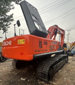 Excavatrice sur chenilles hydraulique Hitachi ZX350 360 d'occasion de haute qualité, 95% neuve, 35 tonnes, moteur et équipement de construction EPA - Product Image 5