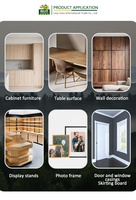 Wholesale Custom Size MDF Board High Density Wood Panel for Office Furniture Shelving and Partition Applications