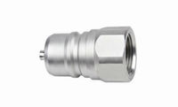 Coupleur hydraulique à connexion rapide, coupleur à déconnexion rapide 1/4G YAG ISO 7241-1A/ avec capuchon anti-poussière, remplace la série 6600