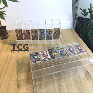 TCG acrylique résistant aux UV 6 emplacements <span class=keywords><strong>Pokemon</strong></span> renforce le distributeur d'emballage adapté à l'affichage de la carte à collectionner <span class=keywords><strong>Pokemon</strong></span> Dragon Ball - Product Image 2