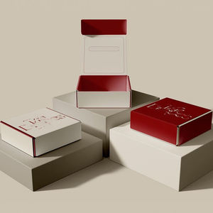 Op maat gemaakte kraft vouwdozen van golfkarton voor gezichts- en handcrème, cadeauverpakkingen, katoenstructuur, koffiemokken, verzenddozen - Product Image 1