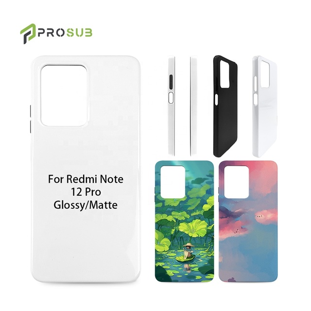 Prosub for Redmi Note 11 12 Pro Tough 3D Coated Blank Sublimation Phone Case