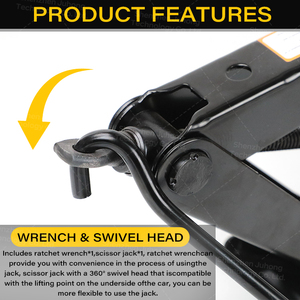 แม่แรงยก<span class=keywords><strong>รถ</strong></span>แบบกรรไกร 3 ตัน คุณภาพสูง ได้รับการรับรองมาตรฐาน CE ผลิตแบบ OEM/ODM สำหรับยก<span class=keywords><strong>รถ</strong></span>ยนต์ ชุดเครื่องมือยานยนต์ - Product Image 2