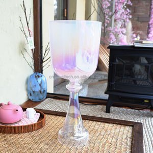 Productos espirituales Cuencos de cristal para cantar Cáliz Increíble sonido <span class=keywords><strong>sagrado</strong></span> 99.99% Cuarzo Cristal transparente Cuenco PARA <span class=keywords><strong>EL</strong></span> <span class=keywords><strong>Grial</strong></span> Meditación - Product Image 2