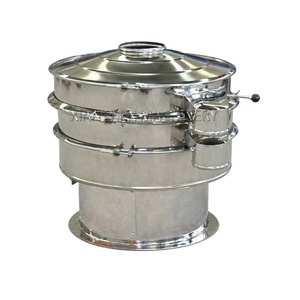 Thực Phẩm Lớp Tròn Lưới Quay Rung Bột Sàng Vòng Rung Màn Hình Máy Cho Bột Cà Phê - Product Image 1