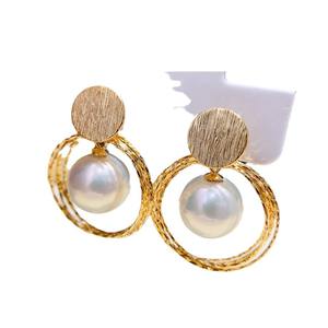 S925 <b>Silver</b> DIY <b>Pearl</b> Accessories Gorgeous Empty Tray for Earnail <b>Earrings</b> with 9-12mm Round Beads 22041 Jewelry Accessory - Product Image 5