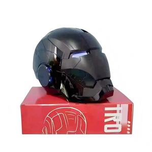 <span class=keywords><strong>Casque</strong></span> <span class=keywords><strong>Iron</strong></span> <span class=keywords><strong>Man</strong></span> Mark V de qualité collection 1:1 en résine ABS avec commande vocale Jarvis et éclairage LED, pour cosplay et exposition - Product Image 3