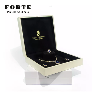 FORTE Flip Cover Jewelry <b>Box</b> New Design With Hot Stamping Logo for Rings <b>Earrings</b> Necklaces Bracelets Pendant Packaging <b>Gift</b> <b>Box</b> - Product Image 4