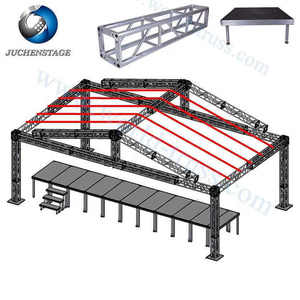 Dễ dàng để cài đặt ngoài trời thép Bolt buổi hòa nhạc tổ chức sự kiện kim loại mái nhôm giai đoạn giàn hệ thống - Product Image 4