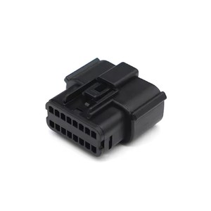 Conector impermeable automotriz 33472-1601, enchufe a tope de carcasa de plástico macho y hembra, cabeza hembra de 16 pines tipo Molex - Product Image 2