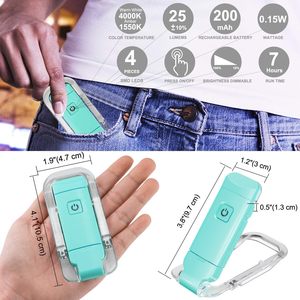 Luz de Lectura LED Mini USB Recargable al por Mayor, Marcador de Libros Portátil con Brillo Ajustable, Flexible y Plegable para el Cuidado de los Ojos - Product Image 6