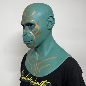 Masques de tête d'animal singe en silicone réaliste pour fêtes, couvre-tête complet pour Cosplayer, accessoire de <span class=keywords><strong>film</strong></span>, de télévision et d'acteur - Product Image 3