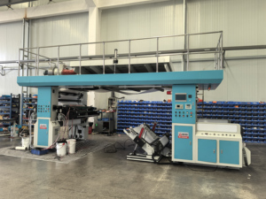 Machine d'impression flexographique Doctor Blade Chambers Stack Flexo, 2-4-6 couleurs, haute précision, machine d'impression flexographique améliorée - Product Image 1