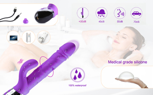 Máy Rung Thỏ Xoay 10 Tốc Độ Cho Nữ Máy Kích Thích Âm Vật Máy Rung Dương Vật Dương Vật Lớn Âm Đạo Sản Phẩm Đồ Chơi Tình Dục Người Lớn Cho Nữ - Product Image 6