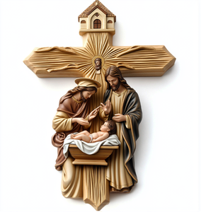 थोक उच्च गुणवत्ता वाले घर की सजावट जेस्स क्राइस्ट धार्मिक चर्च स्मृति चिन्ह जेसस लकड़ी - Product Image 6