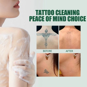 Barre de savon nettoyant et apaisant pour les soins corporels, savon de tatouage vert personnalisé pour les tatouages, vente en gros - Product Image 3
