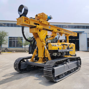 FD150, устройство для наземного сваи, вращающийся фотоэлектрический Солнечный таранный станок, гидравлическая буровая установка - Product Image 1