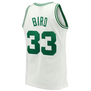 ชุดกีฬาคุณภาพสูง33 Larry Bird เสื้อบาสเก็ตบอลเย็บปักคุณภาพสูงเสื้อบาสเก็ตบอลวินเทจแบบคลาสสิก - Product Image 4