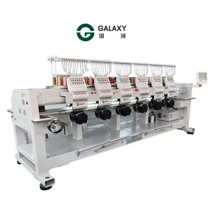 Galaxy 6 Heads Multi Needle Chinese Industrial Embroidery Machine With Beads