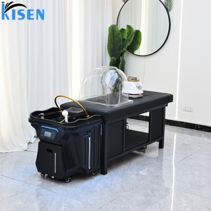 Chaise de salon KISEN avec lit de massage en cuir PU, design moderne pour usage commercial en institut de beauté et spa - Product Image 2
