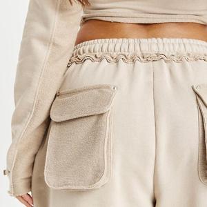 Custom Fall Sets Sweatsuit Trainingspak Oversized Vrouwen Sweatpakken Twee Stukken Sets Jas Cropped Hoodie En Joggingbroek Vrouwen Set - Product Image 6