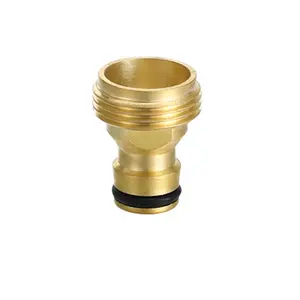 high quality brass zinc water tap garden hose connectors 1/2'' 3/4'' flexible pipe brass hose fitting