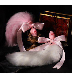 Милый Силиконовый анальный штепсель с кошачьим когтем бантом анальный хвост женский косплей анальные игрушки товары для взрослых - Product Image 3