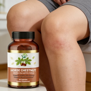 Factory OEM Support Leg Vein & Blood Circulation Herbal Extract 20% Aescin With Red Vine Leaf Supplement Horse <b>Chestnut</b> Capsules - Product Image 4