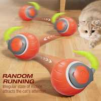 Automatique 360 °   Jouet interactif intelligent pour chat et chien, balle électrique amusante pour jeu autonome