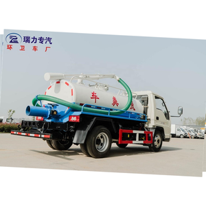 4000l 5000l 6000l Sewage Suction Septic Tank Trucks Used for Sewer Cleaning for Sale - Product Image 5