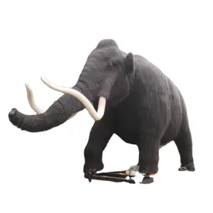 Ice Age Animal Realistic Mammoth Move Dekoration Tiere Skulptur Vergnügung spark Statue Outdoor Tiers kulptur