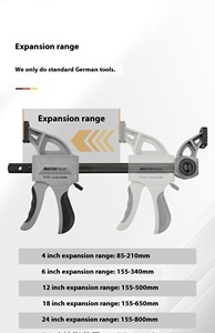 Kẹp công nghiệp <span class=keywords><strong>6</strong></span> inch để lắp ráp Kẹp thanh chế biến gỗ f-clip nặng sửa chữa nhanh cho các dự án tự làm - Product Image 6