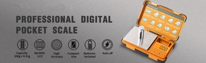 Báscula Digital Portátil para Joyería <span class=keywords><strong>de</strong></span> Oro con Tapa, Mini, Capacidad <span class=keywords><strong>de</strong></span> 200g, Precisión <span class=keywords><strong>de</strong></span> 0.01g, Funciona con Batería, ABS y <span class=keywords><strong>Acero</strong></span> <span class=keywords><strong>Inoxidable</strong></span> - Product Image 6