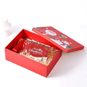 EVERWIN Custom <b>Gift</b> <b>Boxes</b> Christmas Luxury Lid and Base Foldable <b>Gift</b> Box With Ribbon <b>Wedding</b> <b>Gift</b> Box for Guest - Product Image 2