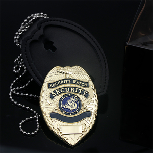 Insignia metálica de seguridad nacional de alta calidad personalizada del fabricante al por mayor, insignia de guardaespaldas personal - Product Image 2