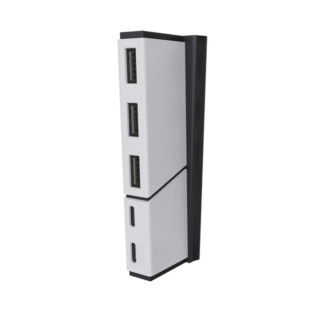 Hot Sale Multi-Function Multiport USB2.0 Type C 5 Port USB Hub for Ps5 Pro & Slim Game Console
