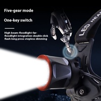 Phare étanche pour mines Focus réglable Led Zoomable Usb Rechargeable Chasse Plongée Lampe frontale rechargeable