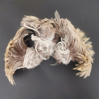 Plumes de grison en gros, couleur naturelle, pour la fabrication de mouches de pêche, costumes de carnaval et accessoires