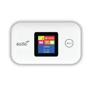 جهاز توجيه MF880 المحمول 4G LTE شاشة ملونة سهل الاستخدام للهاتف المحمول واي فاي بطاقة SIM إدراج 5G واي فاي مدعوم CPE نوع 3G