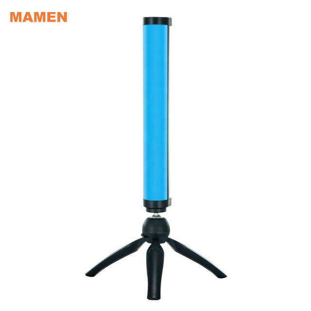 X.MAMEN New Design Handheld Portable USB Rechargeable Remote Control RGB LED Tube Live Photography Video Light CRI>95 TLCI>97