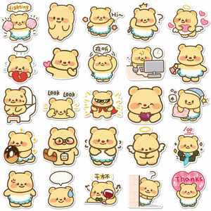 สติกเกอร์โลโก้การ์ตูนน่ารักปรับแต่งได้ ทนทานต่อรังสียูวี กันน้ำ ผลิตจากไวนิลพีวีซี ตกแต่งด้วยการตัดแบบไดคัท ทนทาน สติกเกอร์ส่งเสริมการขายแบบกำหนดเอง - Product Image 2