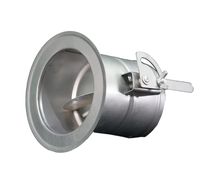 Amortisseur de volume motorisé rond pour ventilation CVC pour conduit d'air