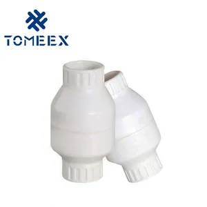 2024 Hot Sale Superb Quality cheap price plastic 1/2"-6" PVC Spring Check Valve PVC One Way Valve for Water Supply